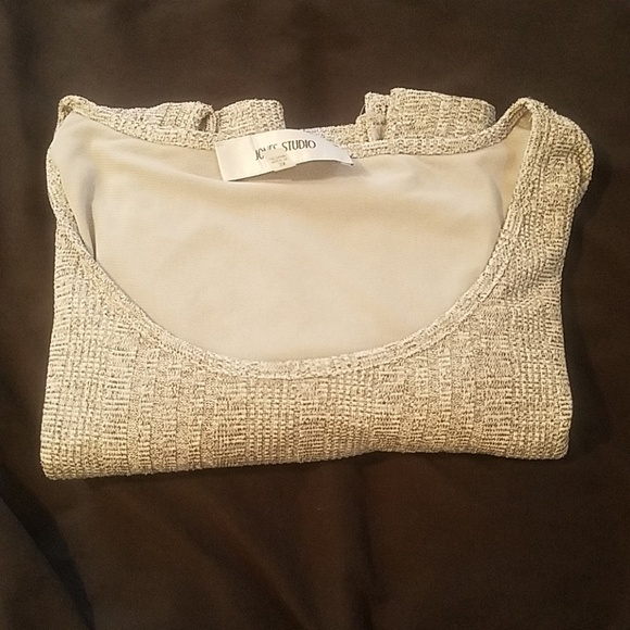 JONES STUDIO Lined Grey sleeveless sweater size 3X - Picture 5 of 5